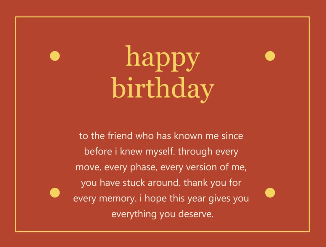 happy birthday wishes for childhood friend