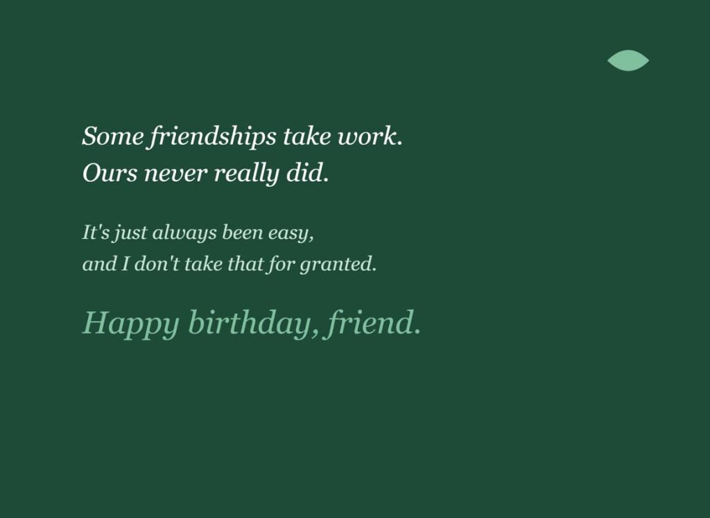 Heartfelt birthday wishes for an old friend