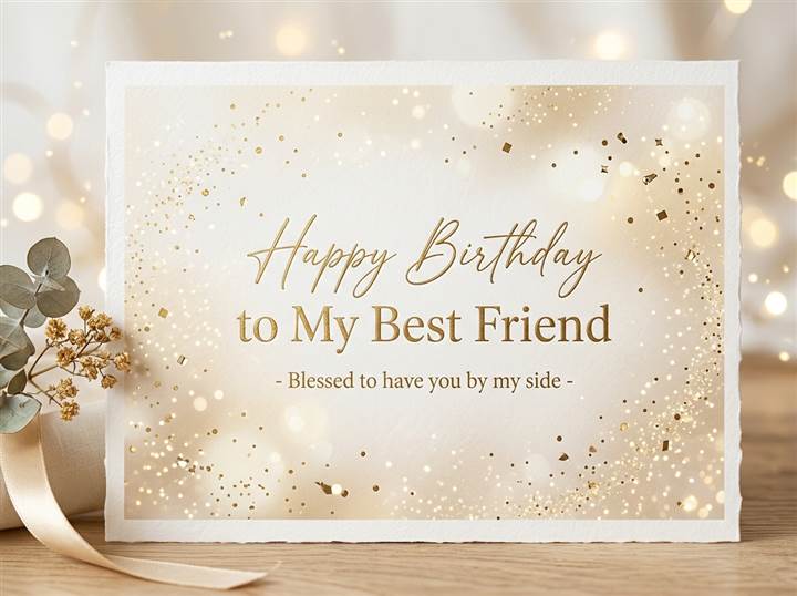 Birthday Card for Best Friend