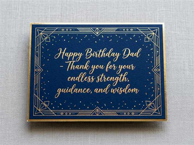 Birthday Card for Dad