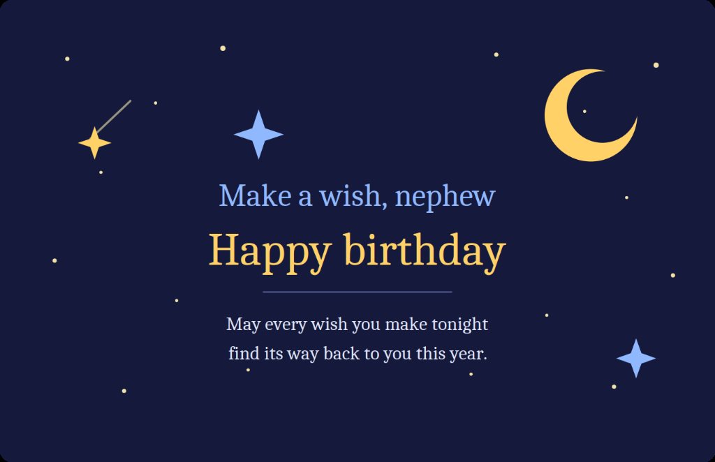 birthday wishes for nephew