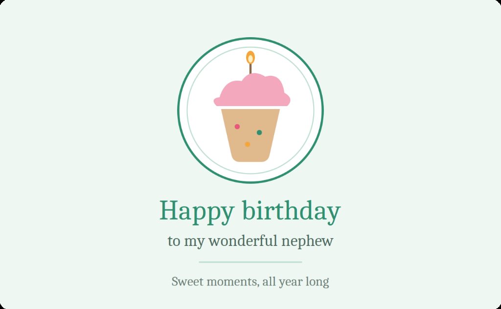 sweet birthday wishes for nephew