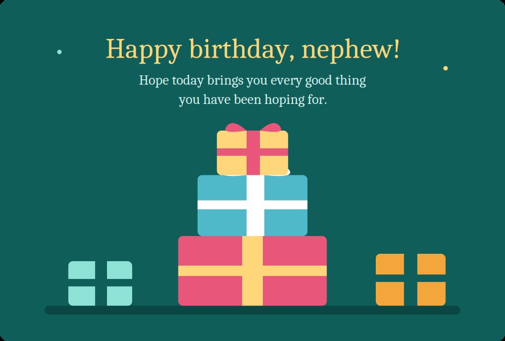 birthday wishes for adult nephew