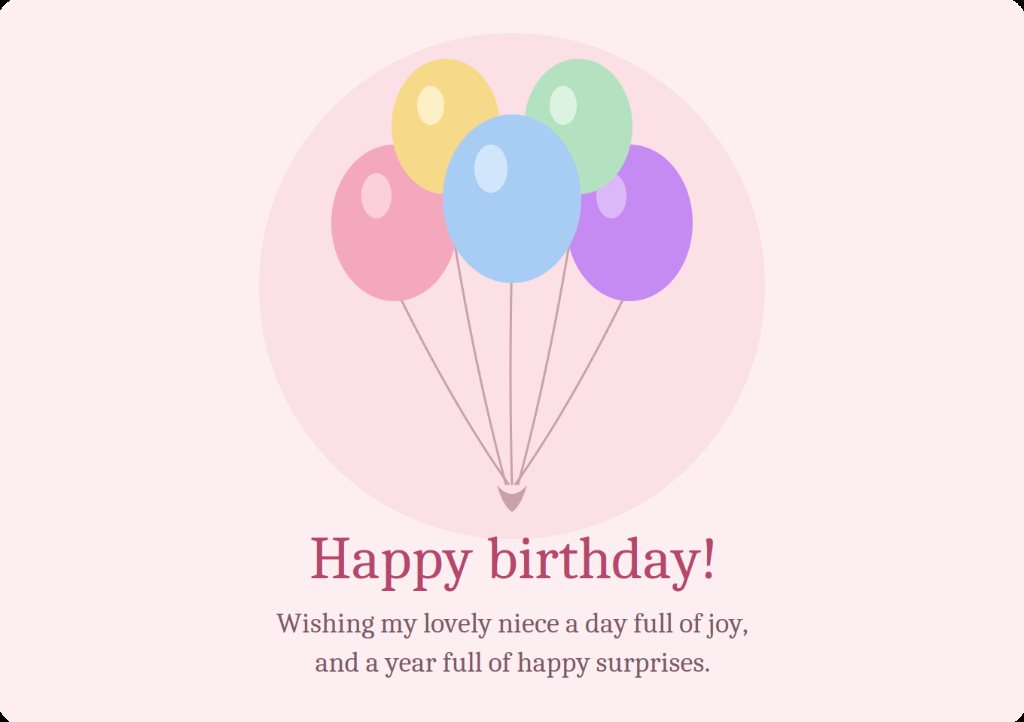 sweet birthday wishes for niece