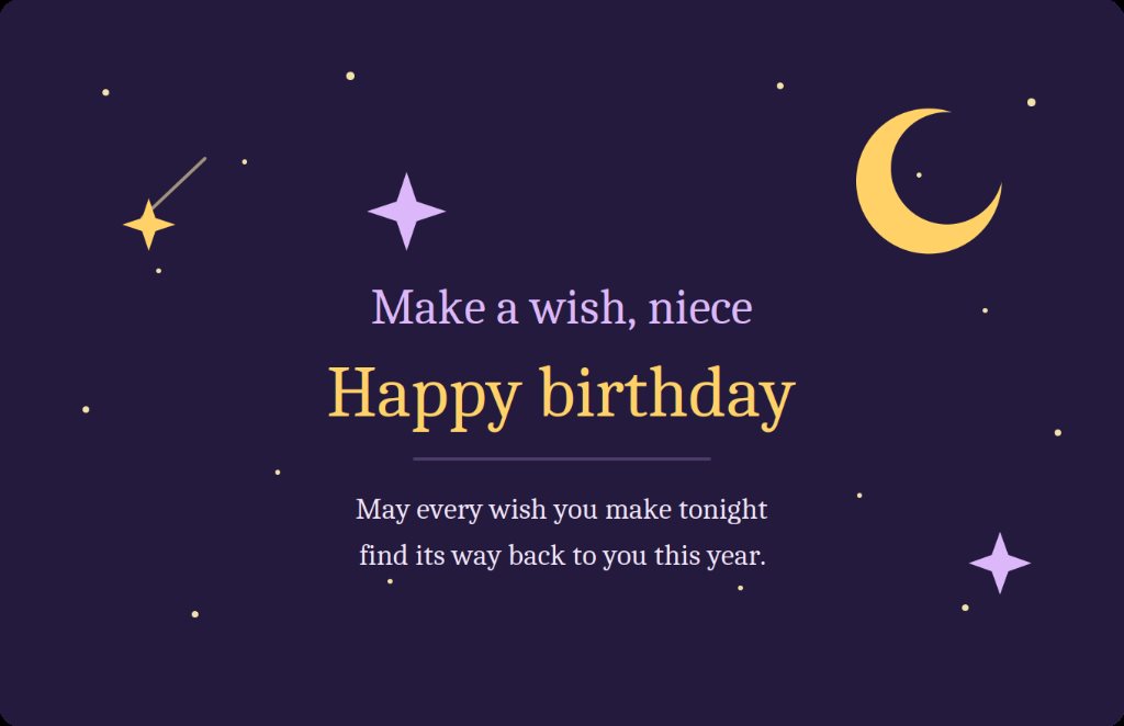 birthday wishes for niece from aunt