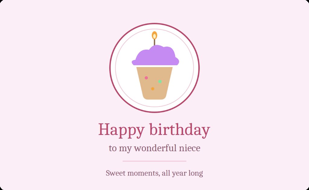 cute birthday wishes for little niece