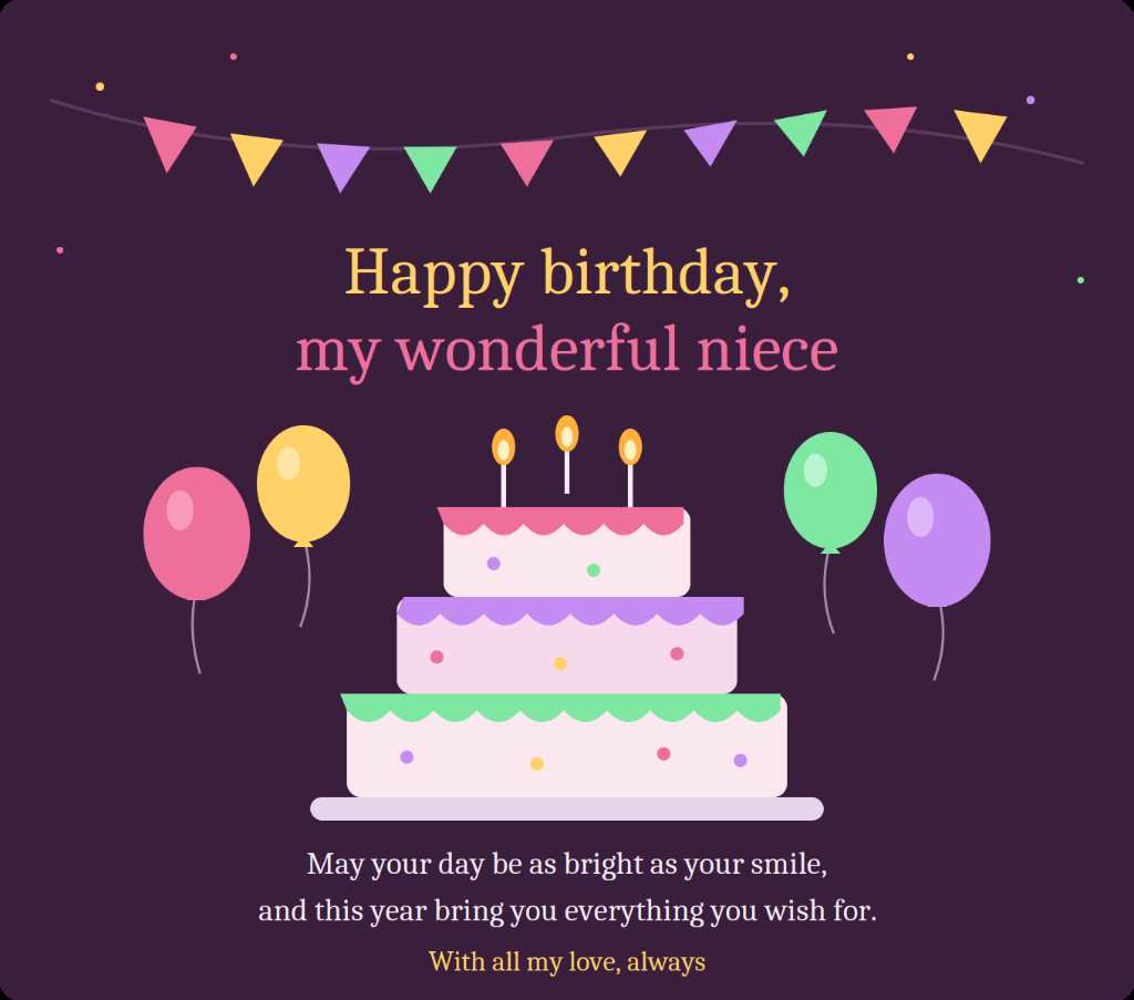 birthday wishes for adult niece