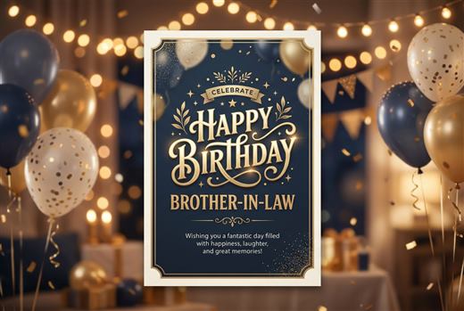 birthday wishes for brother in law