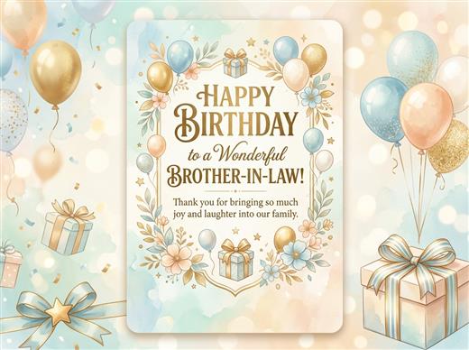 birthday wishes for brother in law from sister in law