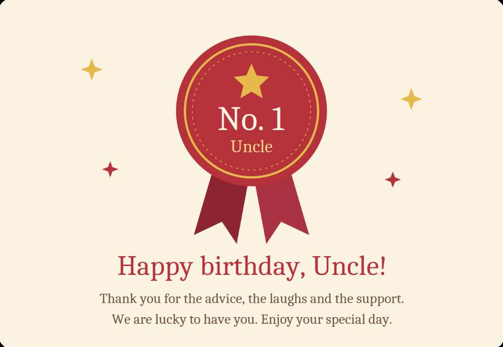 sweet birthday wishes for uncle