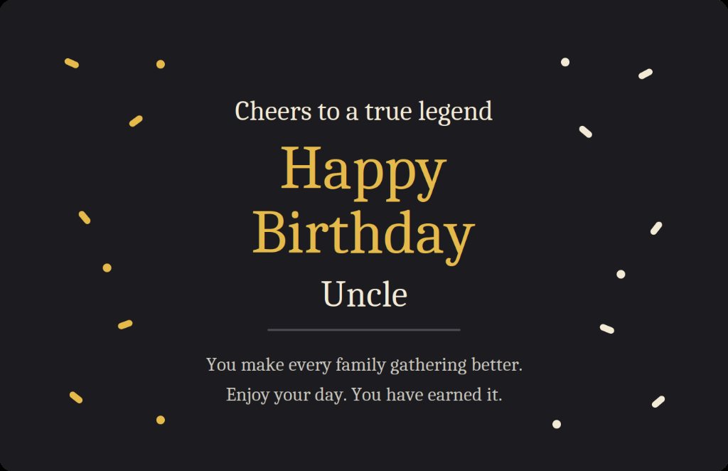 inspirational birthday wishes for uncle