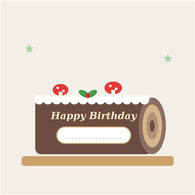 Chocolate Swiss Roll Log Cake