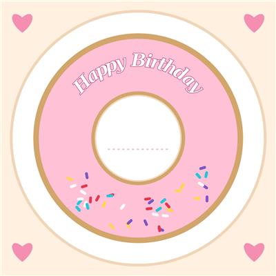 Pink Donut Cake